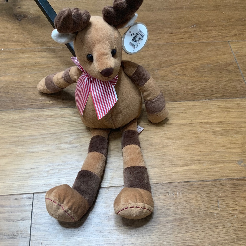 Bearington Baby Collection Reindeer Stuffed Toy